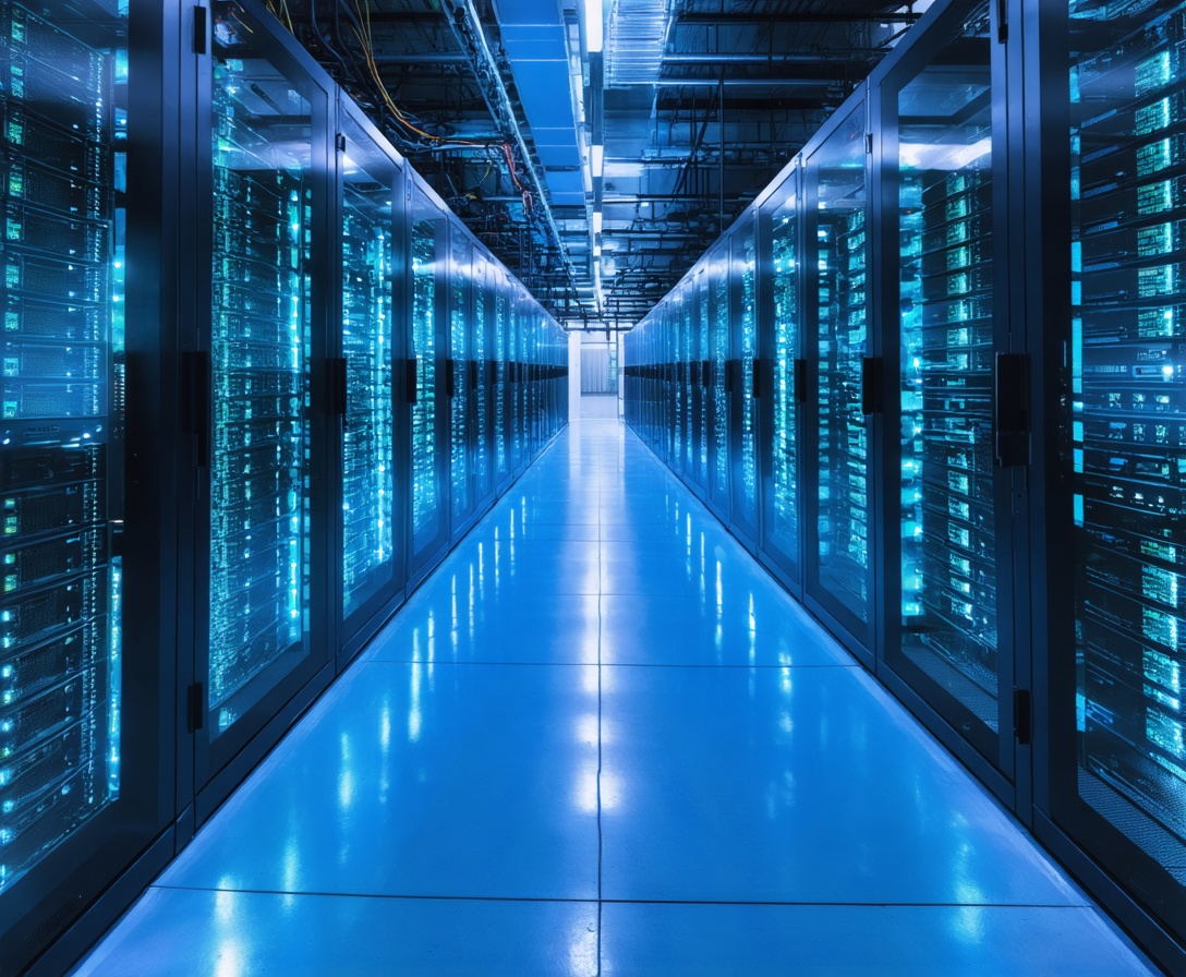 Серверная комната дата-центра
